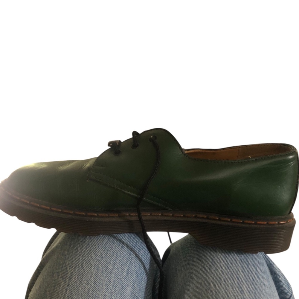 Vintage DOC’s green leather Oxford Derby Unisex Lace shoes 6/8